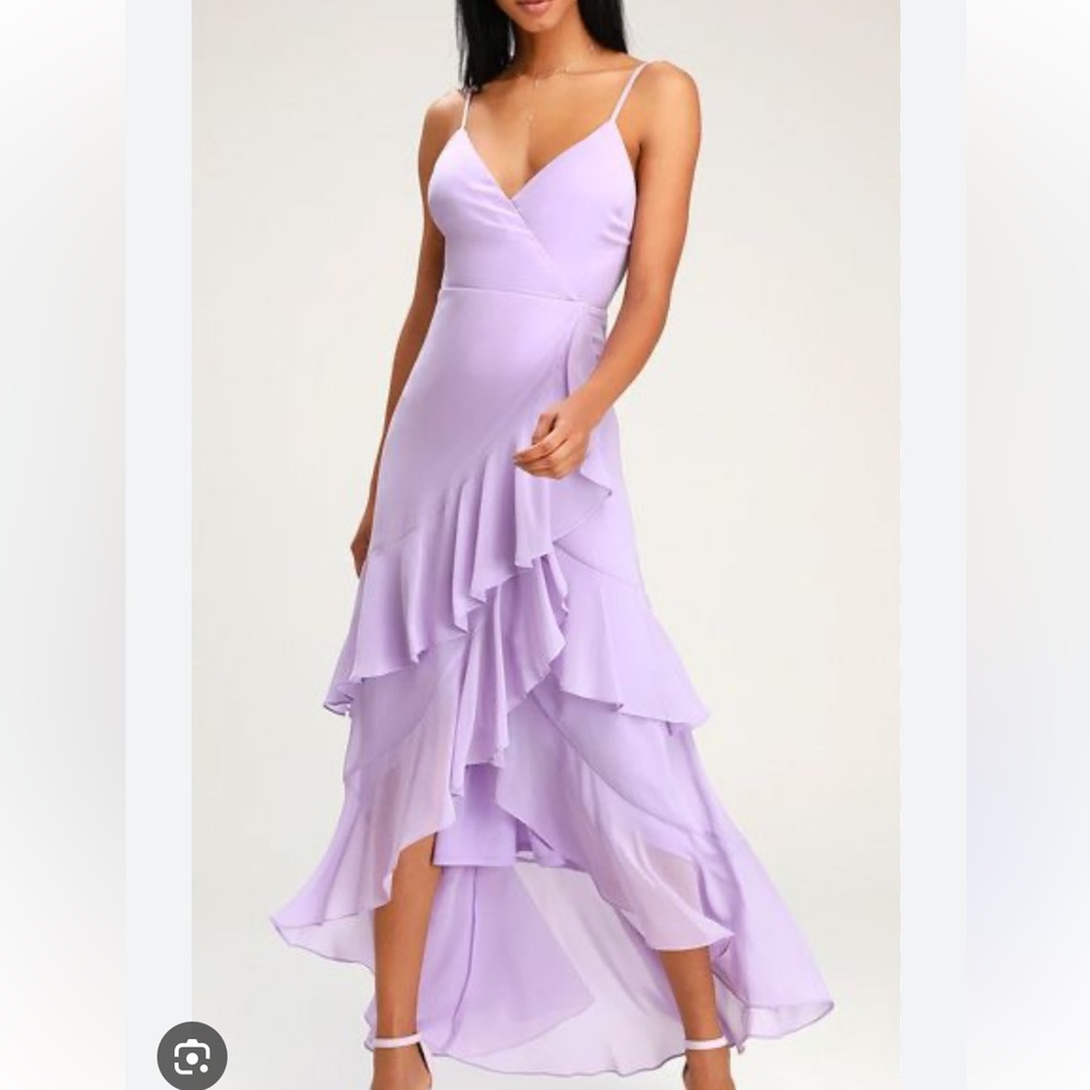 Purple maxi dress